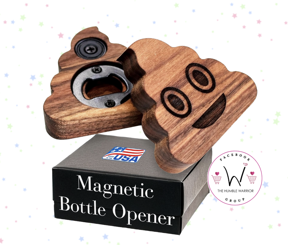 handmade walnut wood bottle opener!